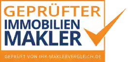 Siegel Geprüfter Immobilienmakler. Prüfung durch Maklervergleich.de